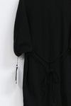 mame kurogouchi crepe deep V neck dress MM22SS DR040